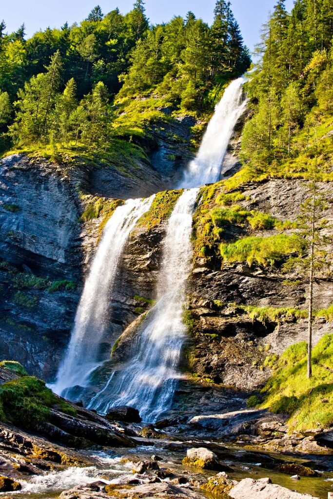 Cascade France : cascade du rouget en haute savoie