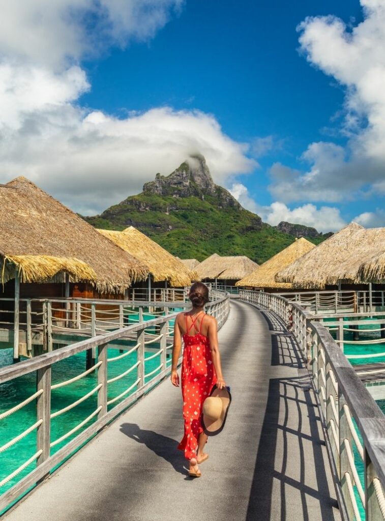 femme à bora bora