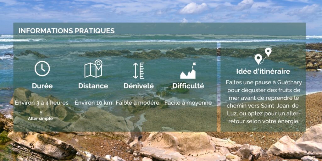 Informations pratiques pour la randonnée Pays Basque Le Sentier du Littoral de Bidart- Hortense