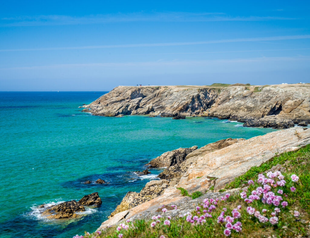 presqu'île de Quiberon, côte et mer