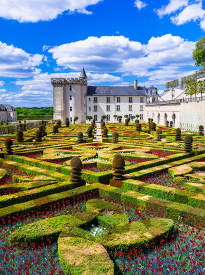 Most beautiful castles of Europe - Villandry in Loire valley, France