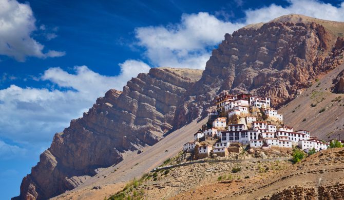 Ki Gompa (also spelled Key, Kye or Kee) is a Tibetan Buddhist monastery - the biggest monastery of Spiti Valley. Spiti Valley, Himachal Pradesh, India