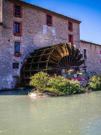 Old water mill in the Provence, France