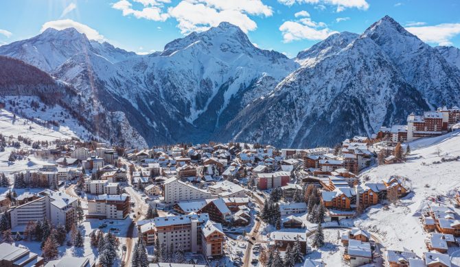 les 2 alpes en hiver