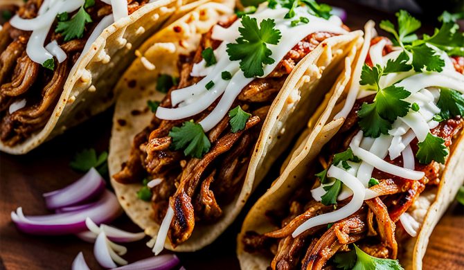 Mouth Watering Tacos With Vegetables bread Fish and Beef Cusine Breathe Taking Mexican Food Extravaganza Mesmerizing Culinary Art of Taco Mexican Fiesta Guacamole Tacos Recipe