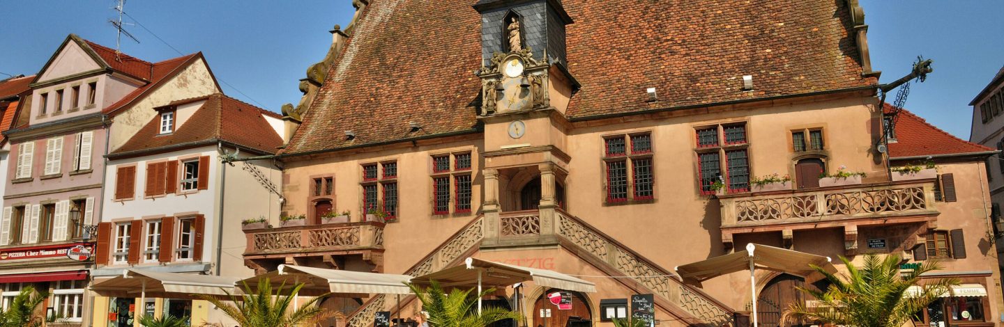 France, the picturesque old city of Molsheim