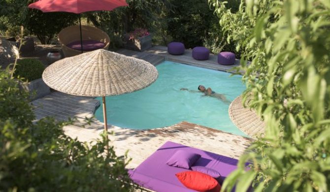 Piscine privée au Chateau Castigno