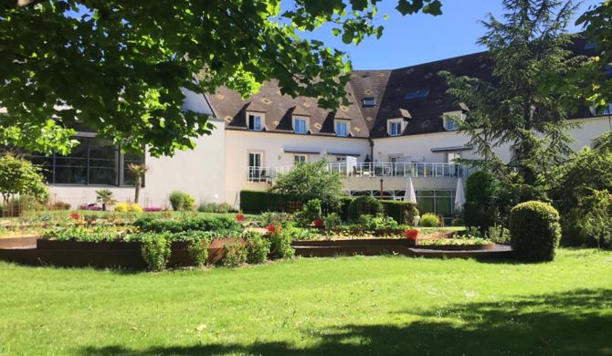 Jardin de l'hotel du richebourg