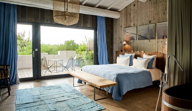 Chambre du domaine tarbouriech, avec terrasse privative et bain à remous