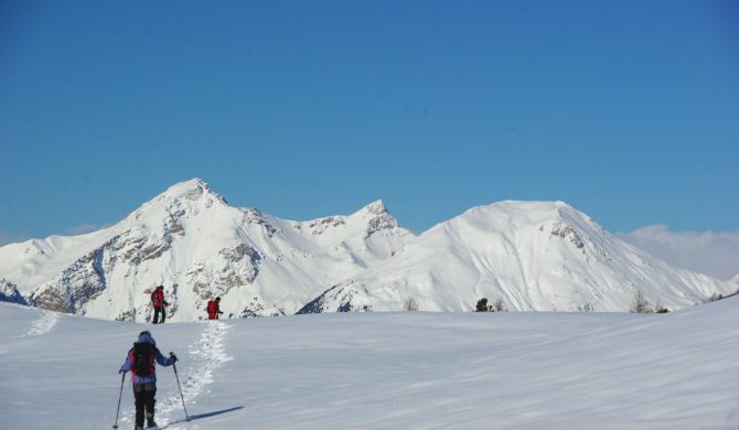 Découvrez le massif du Queyras lors de vos itinéraires randonnées raquettes avec Hortense